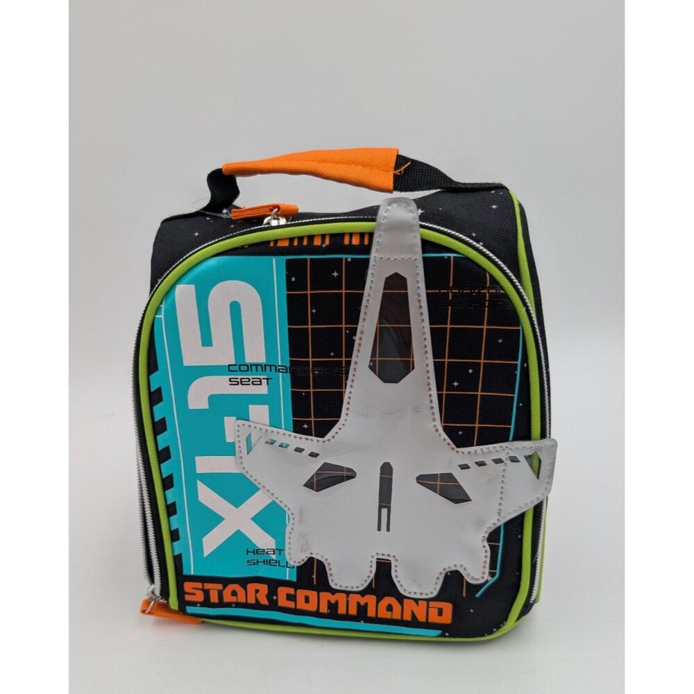 Disney Lunch Box Blue Black Star Command Children  Pixars Lightyear Buzz Bag